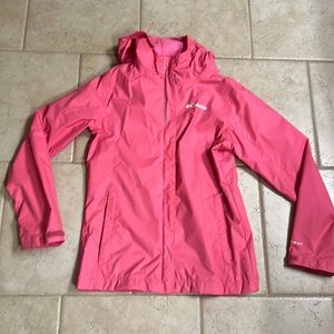 Columbia pink rain jacket 💧